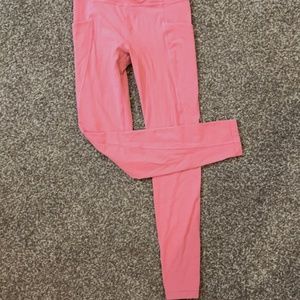 PINK ATHLETA GIRL LEGGINGS